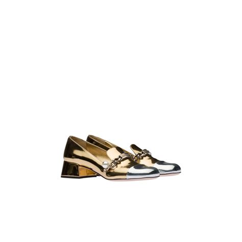 miu miu metallic sneaker|Metallic technical fabric sneakers Silver .